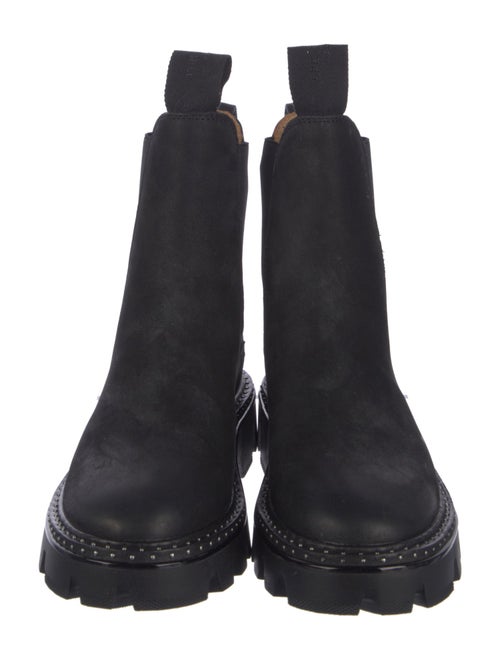 Rag & Bone Leather Studded Accents Chelsea Boots