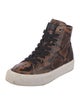 Rag & Bone Leather Animal Print Sneakers