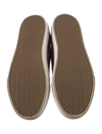 Rag & Bone Leather Animal Print Sneakers