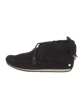 Rag & Bone Suede Fringe Trim Accent Sneakers