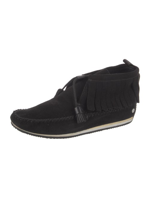 Rag & Bone Suede Fringe Trim Accent Sneakers