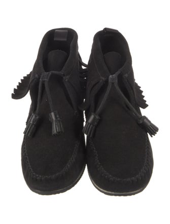 Rag & Bone Suede Fringe Trim Accent Sneakers