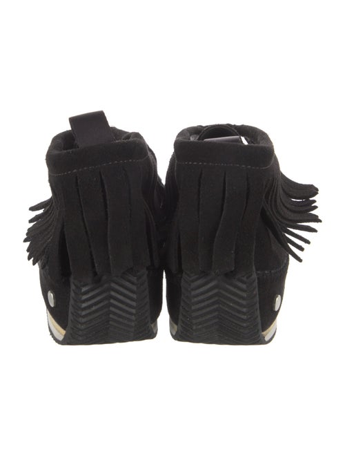 Rag & Bone Suede Fringe Trim Accent Sneakers