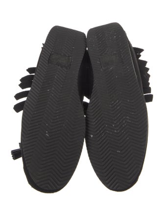 Rag & Bone Suede Fringe Trim Accent Sneakers