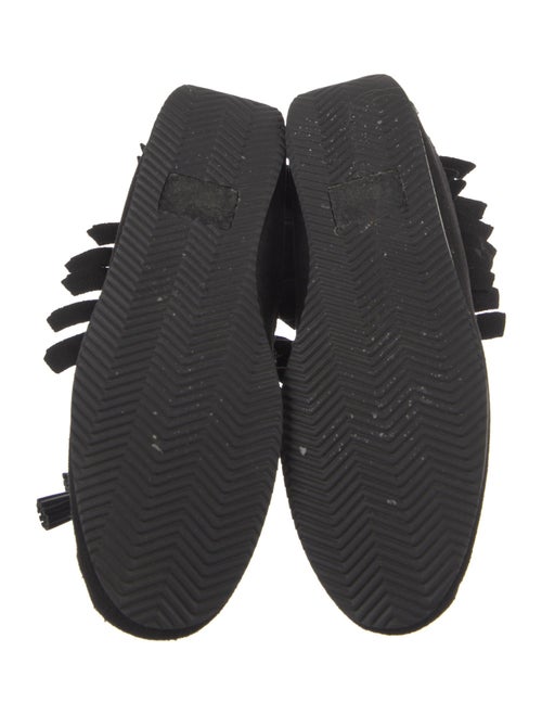 Rag & Bone Suede Fringe Trim Accent Sneakers