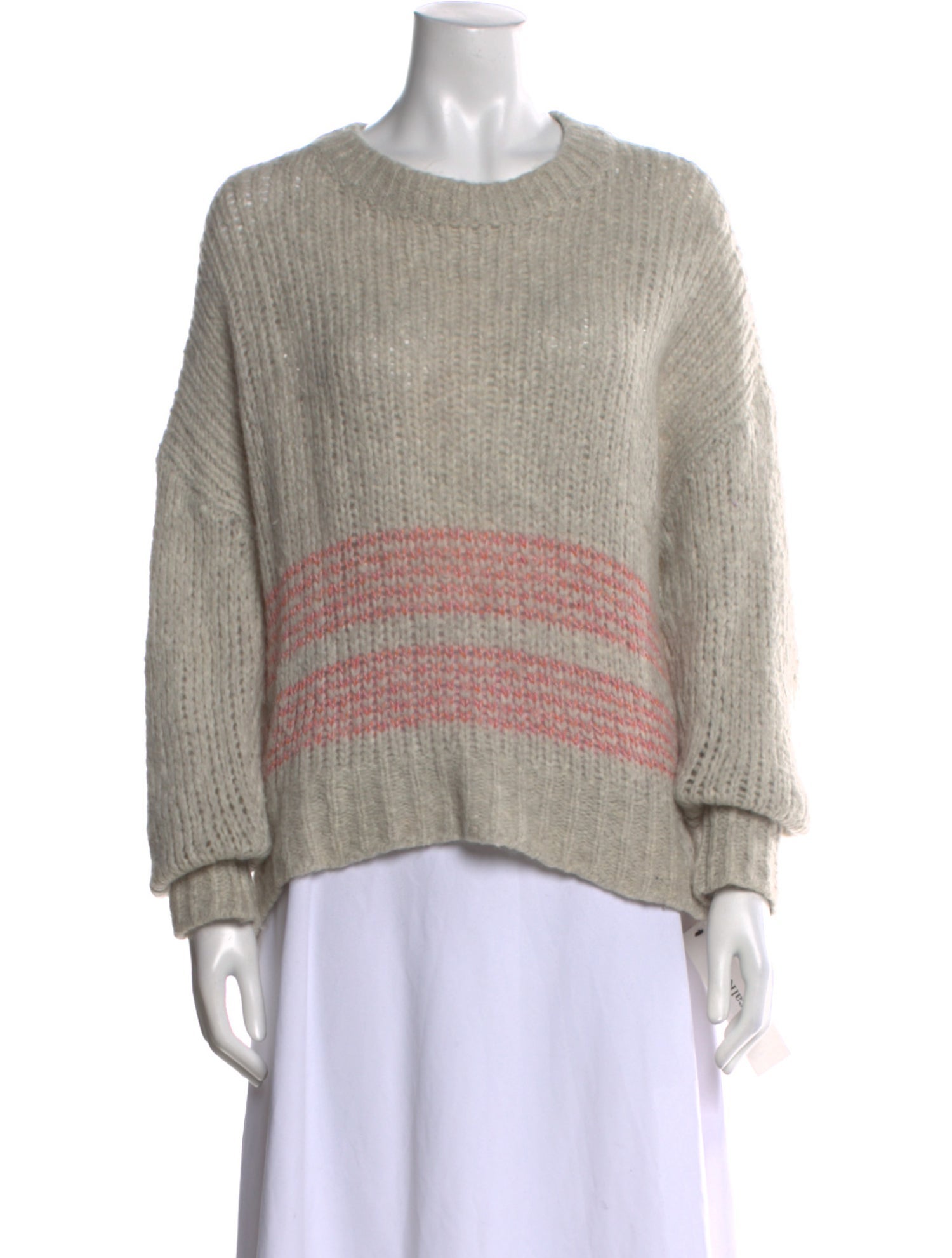 Rag & Bone Striped Crew Neck Sweater