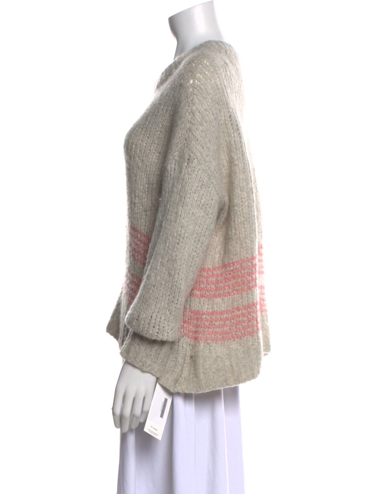 Rag & Bone Striped Crew Neck Sweater