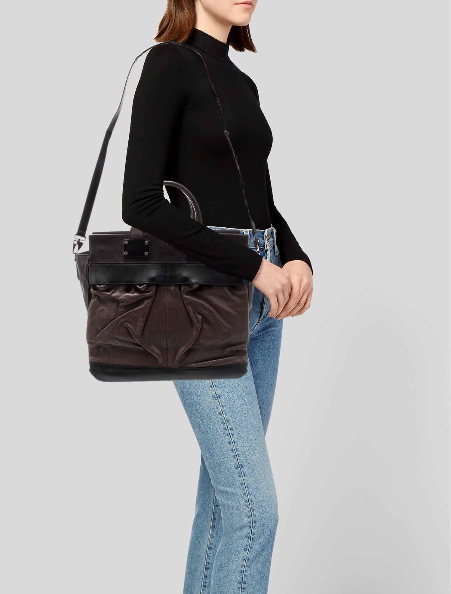 Rag & Bone Leather Top Handle Bag