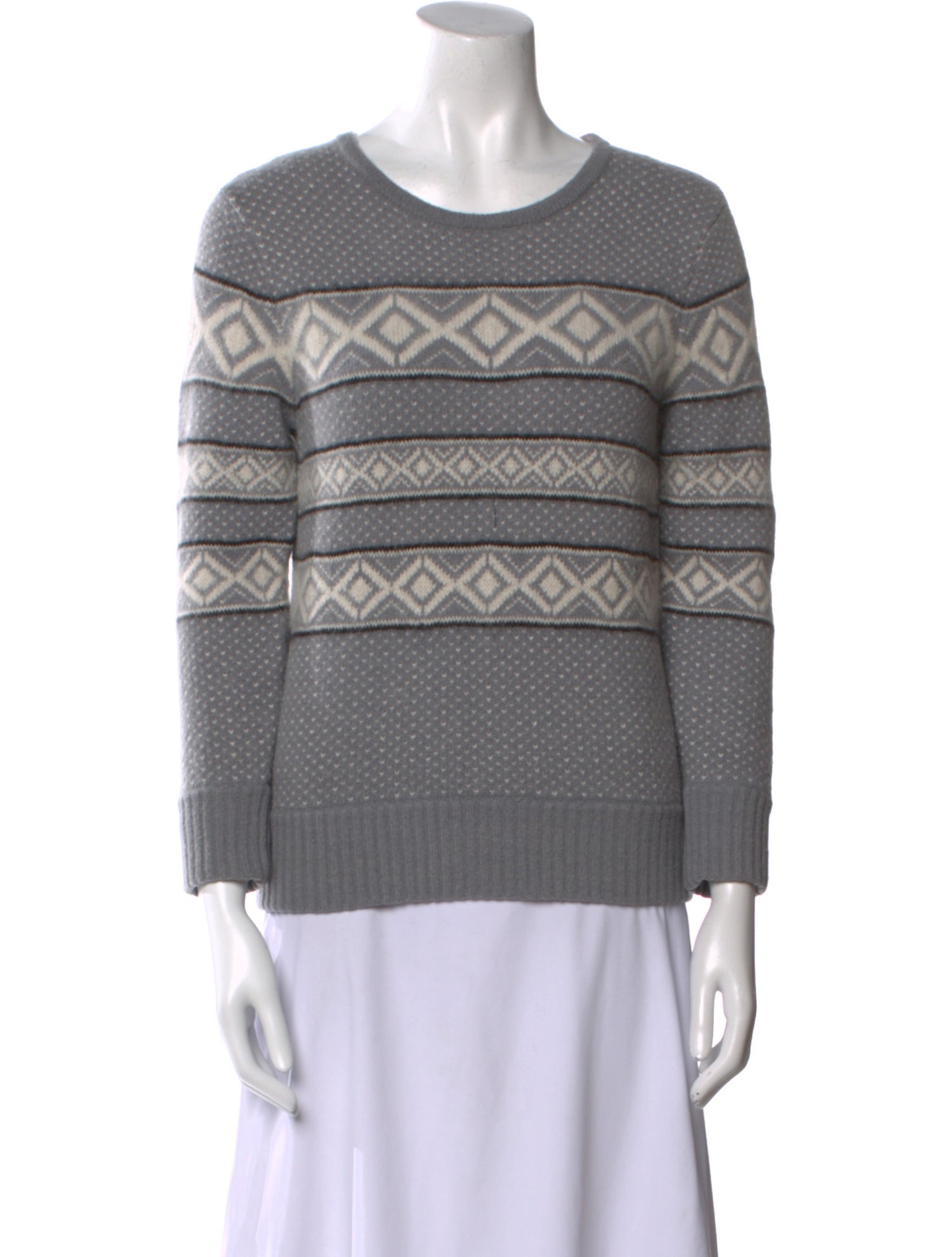 Rag & Bone Printed Scoop Neck Sweater