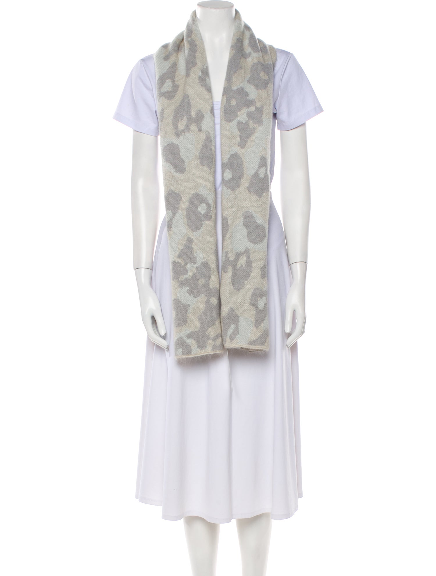 Rag & Bone Mohair Printed Scarf