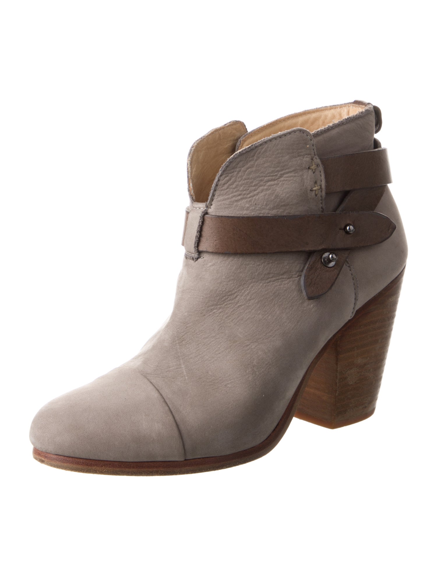 Rag & Bone Suede Colorblock Pattern Boots