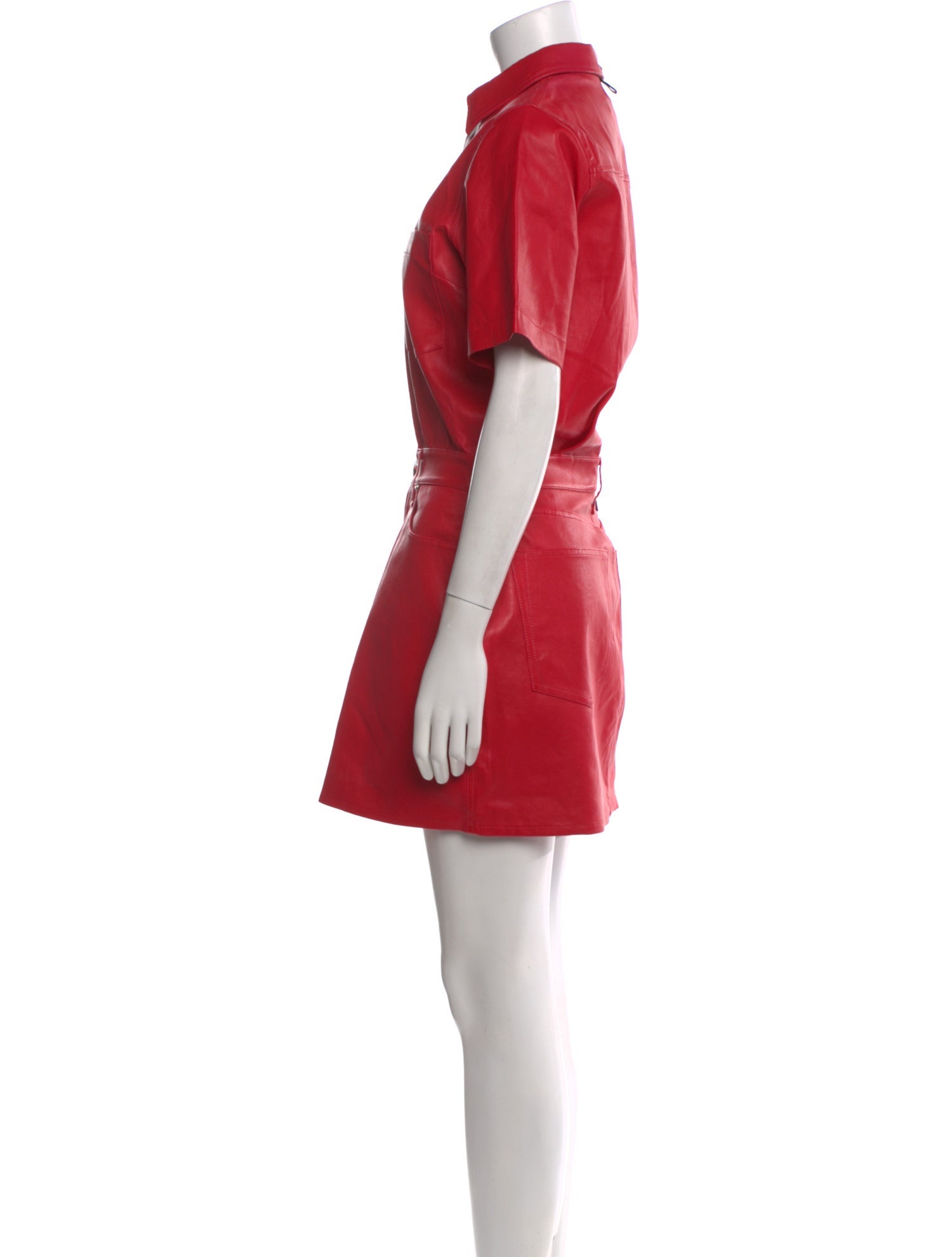 Rag & Bone Leather Mini Dress w/ Tags