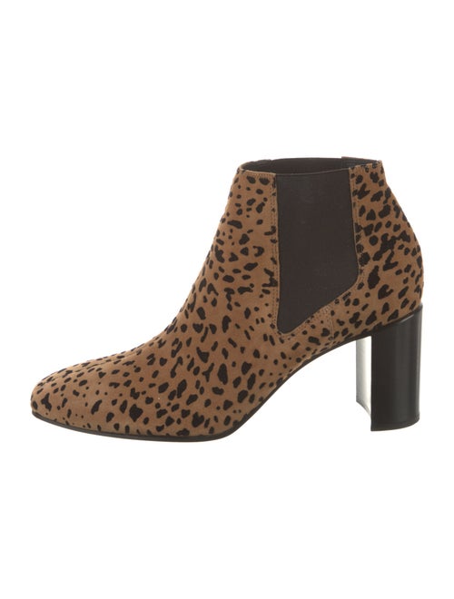 Rag & Bone Suede Animal Print Chelsea Boots