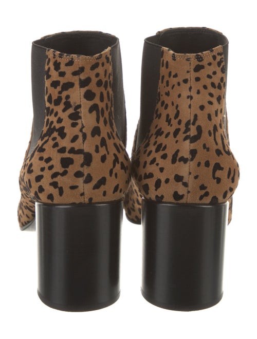 Rag & Bone Suede Animal Print Chelsea Boots