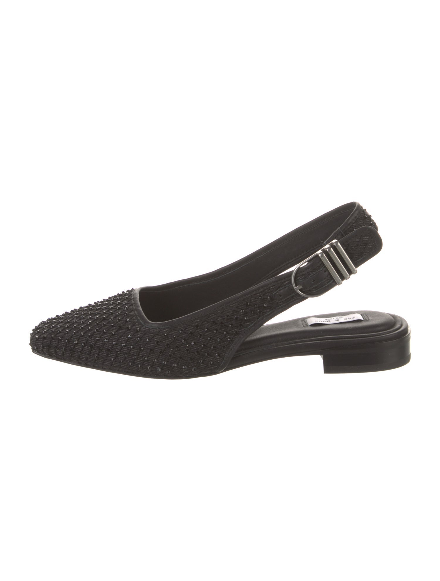 Rag & Bone Mesh Crystal Embellishments Slingback Flats