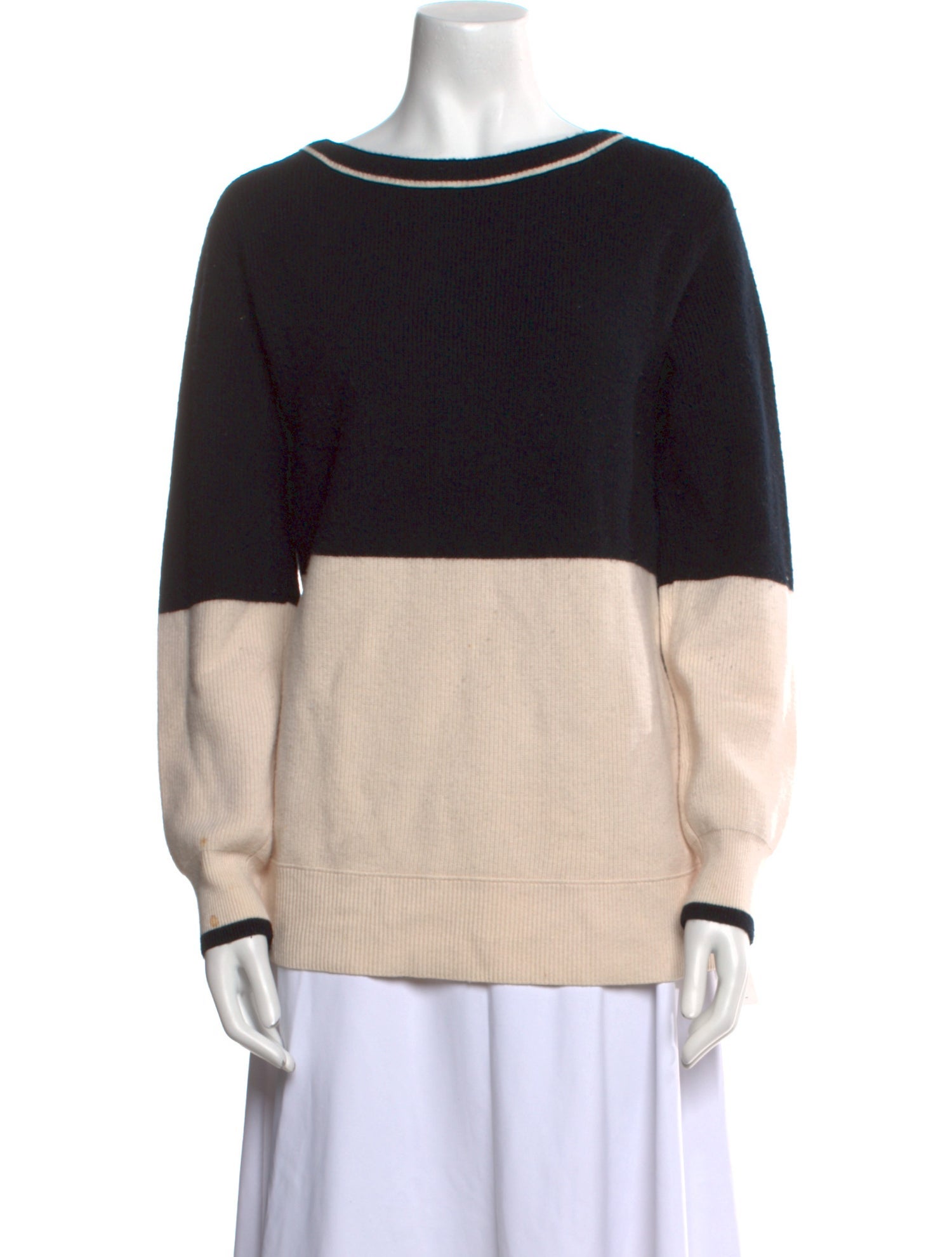 Rag & Bone Wool Colorblock Pattern Sweater