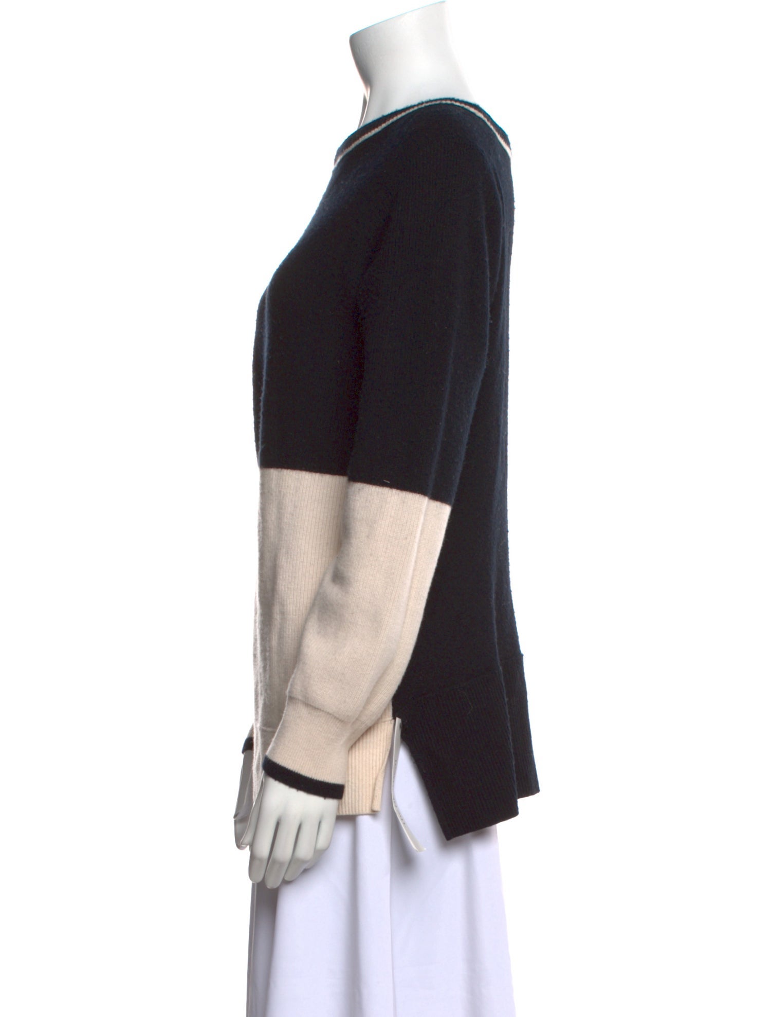 Rag & Bone Wool Colorblock Pattern Sweater