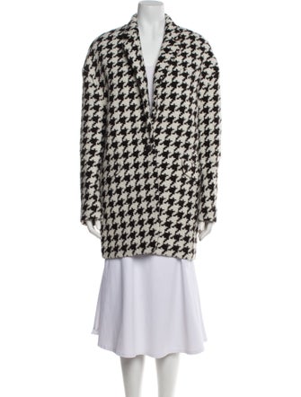 Rag & Bone Houndstooth Print Coat