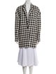 Rag & Bone Houndstooth Print Coat