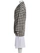 Rag & Bone Houndstooth Print Coat