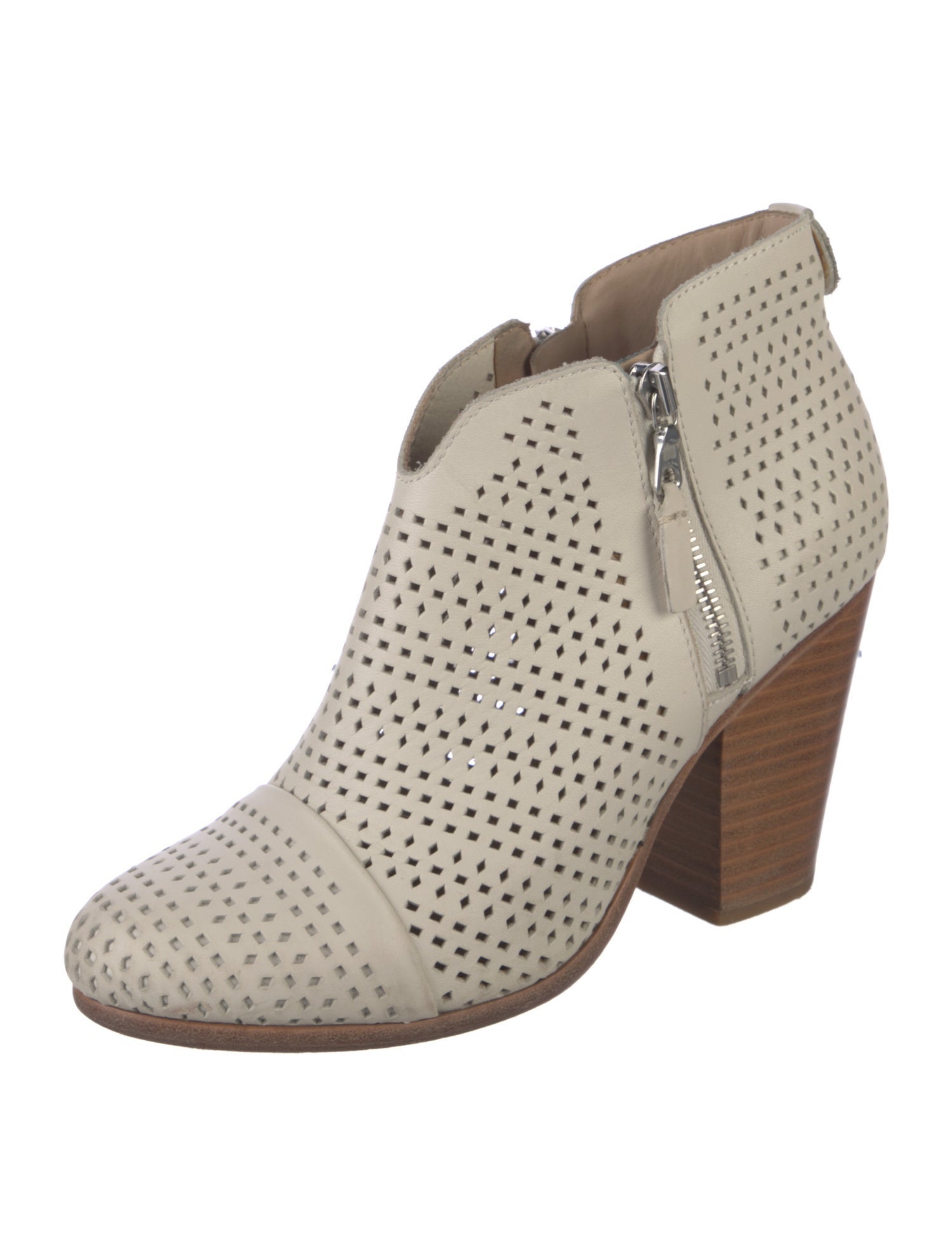 Rag & Bone Leather Lasercut Accents Boots