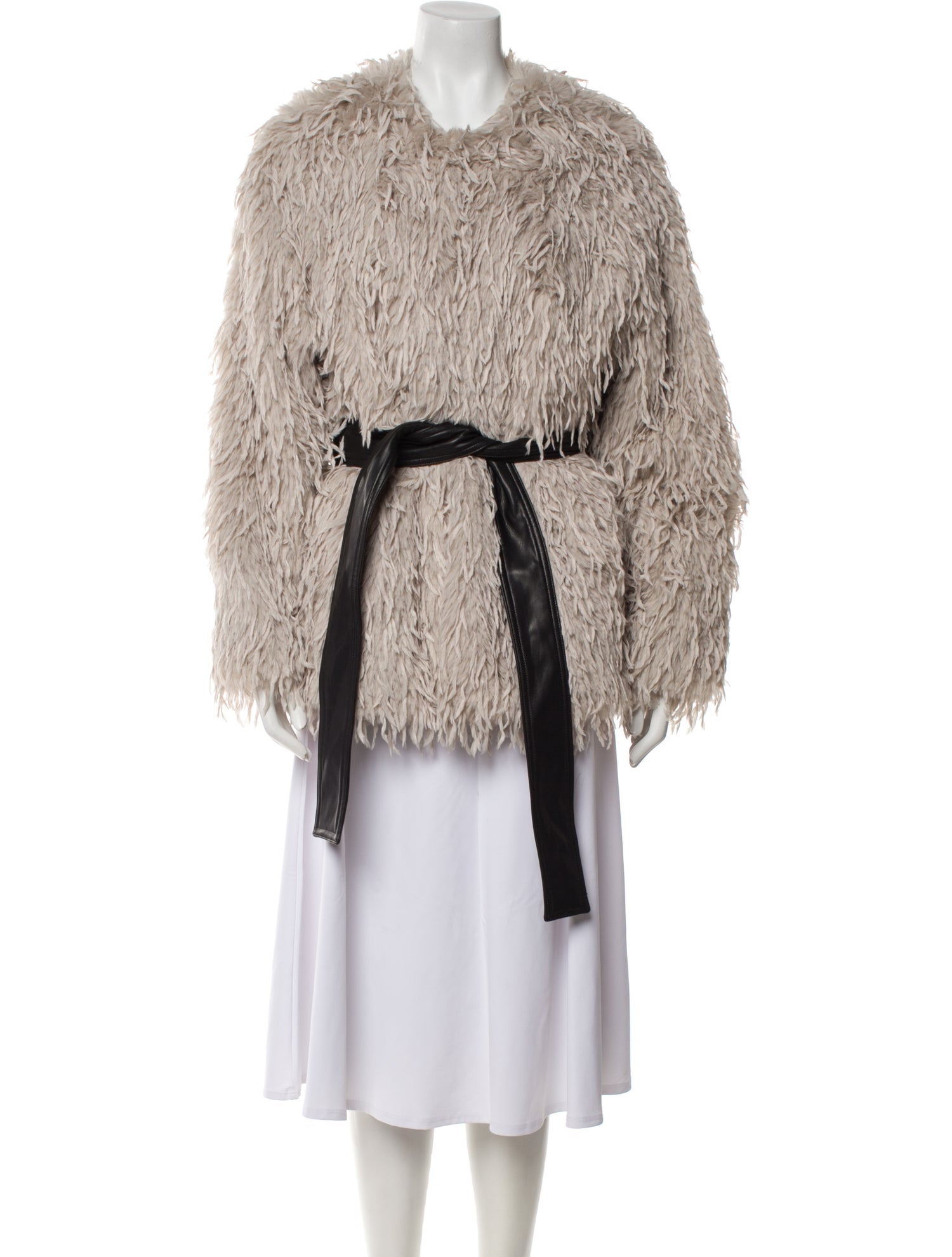 Rag & Bone Faux Fur Tweed Pattern Faux Fur Jacket w/ Tags