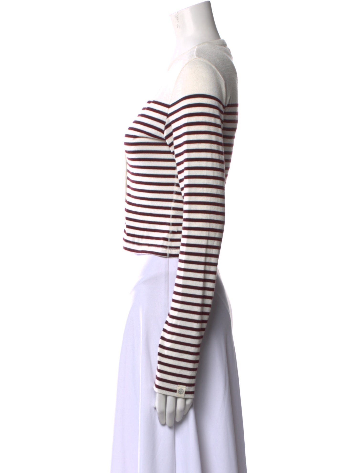 Rag & Bone Striped V-Neck Sweater