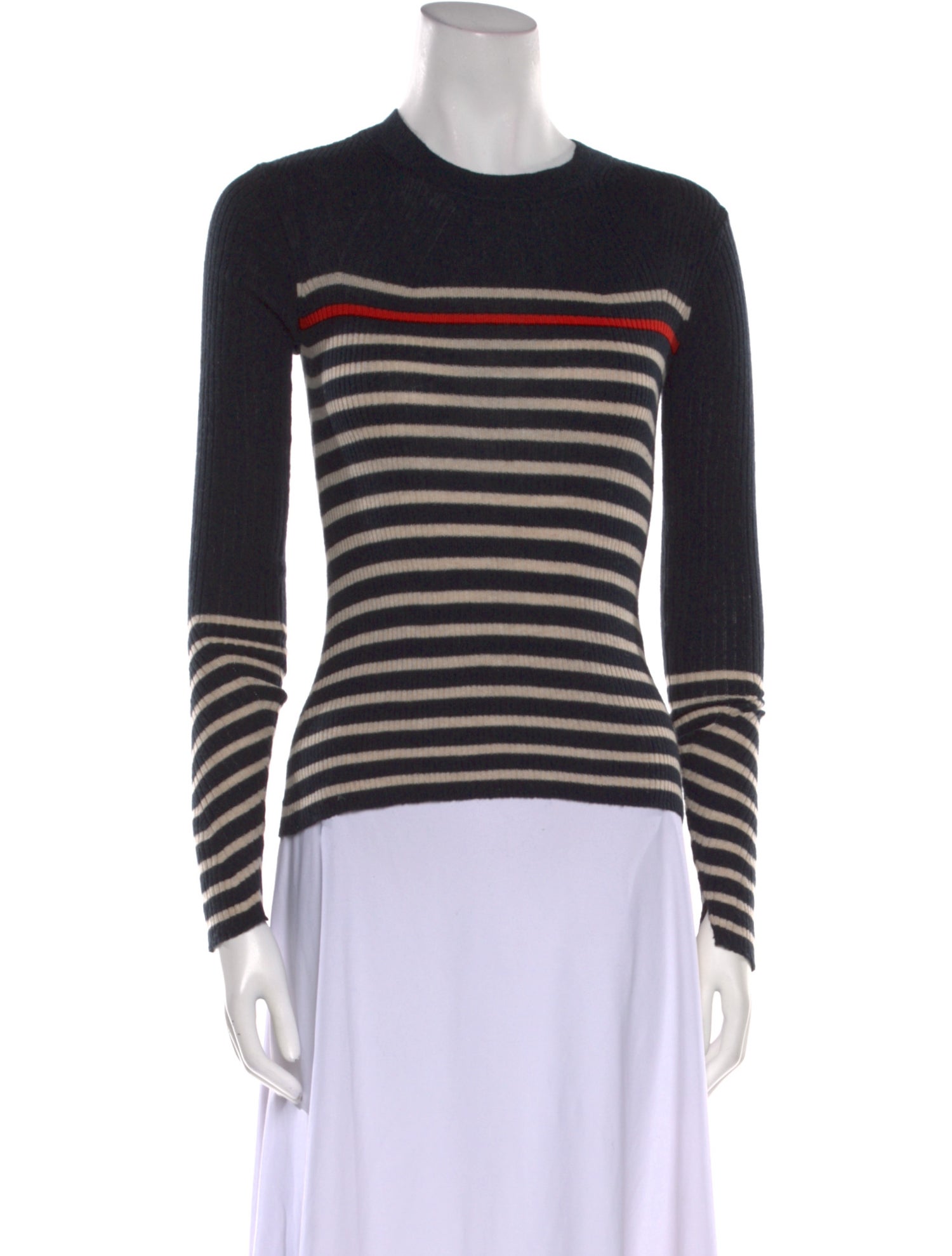 Rag & Bone Striped Crew Neck Sweater