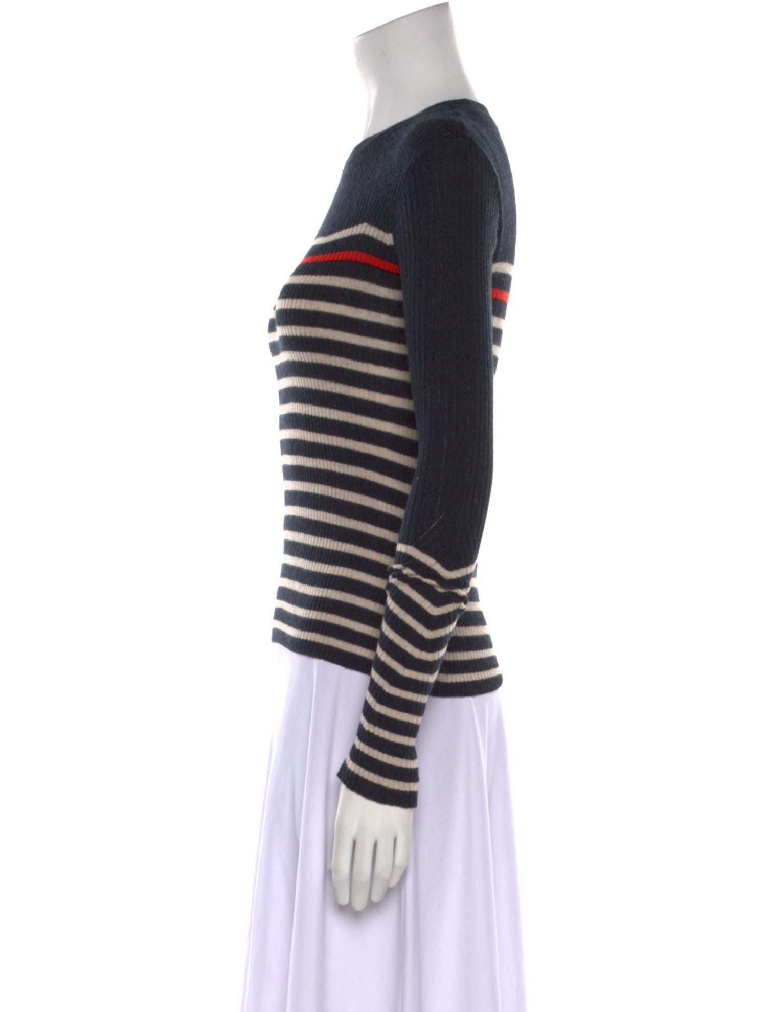 Rag & Bone Striped Crew Neck Sweater