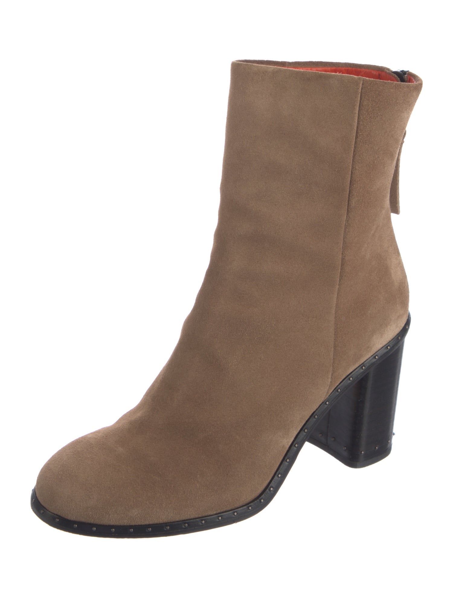 Rag & Bone Suede Studded Accents Boots
