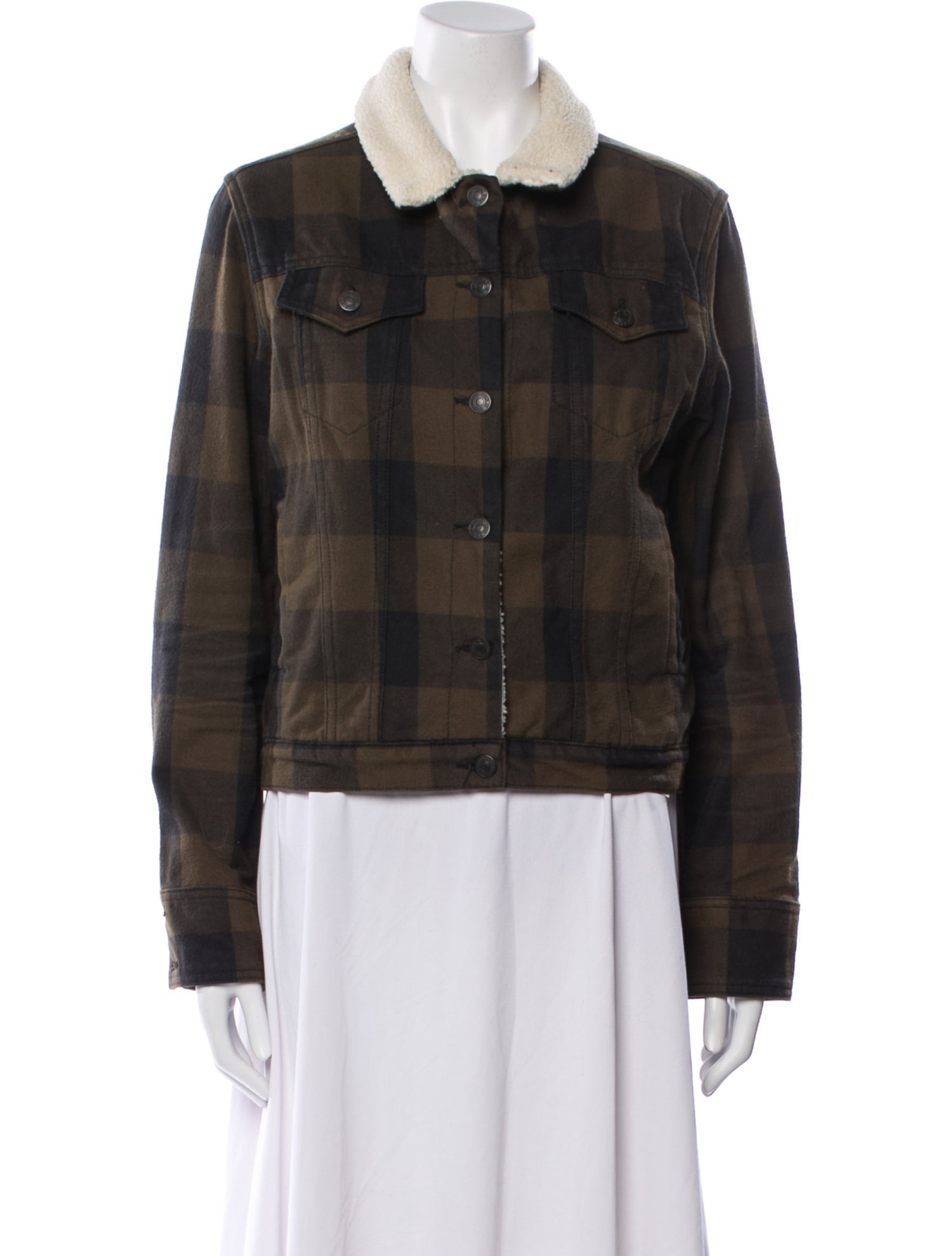 Rag & Bone Plaid Print Jacket
