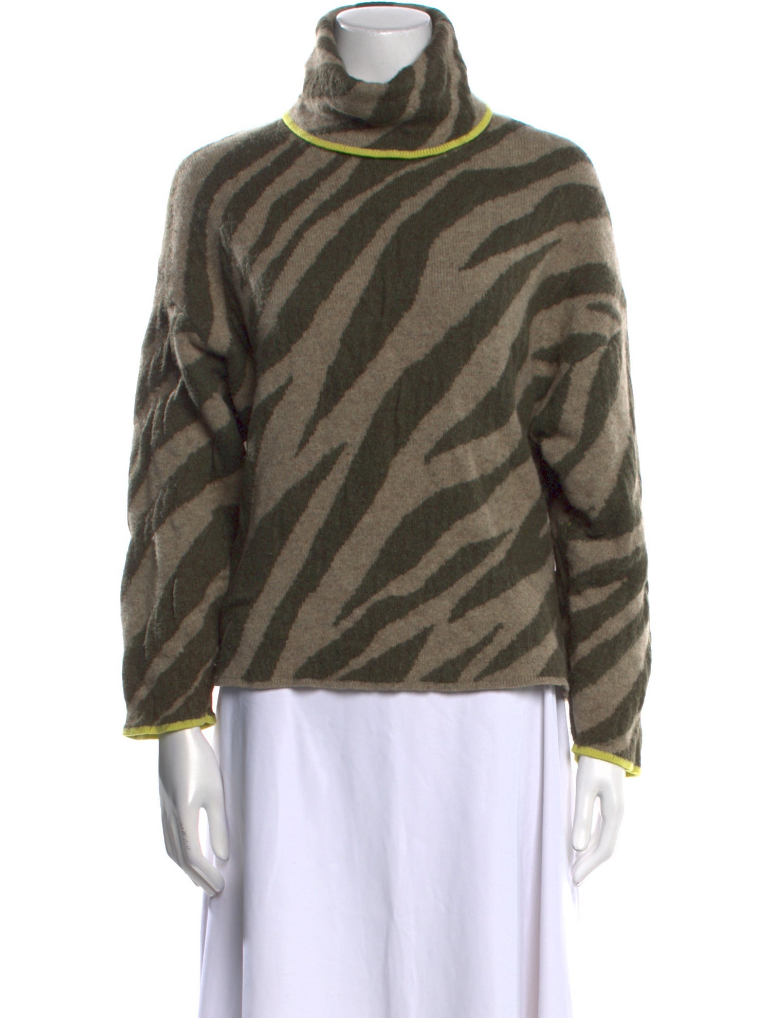 Rag & Bone Wool Animal Print Sweater