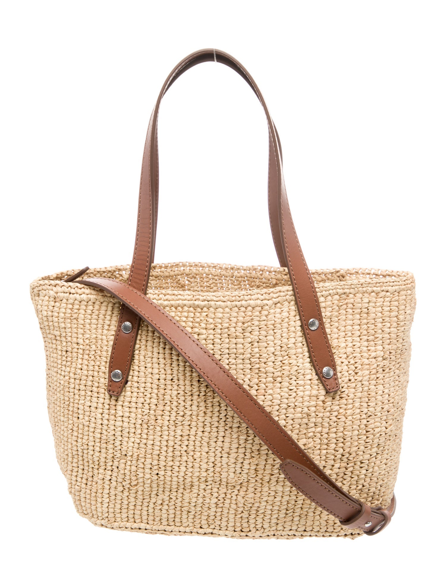 Rag & Bone Straw Top Handle Bag