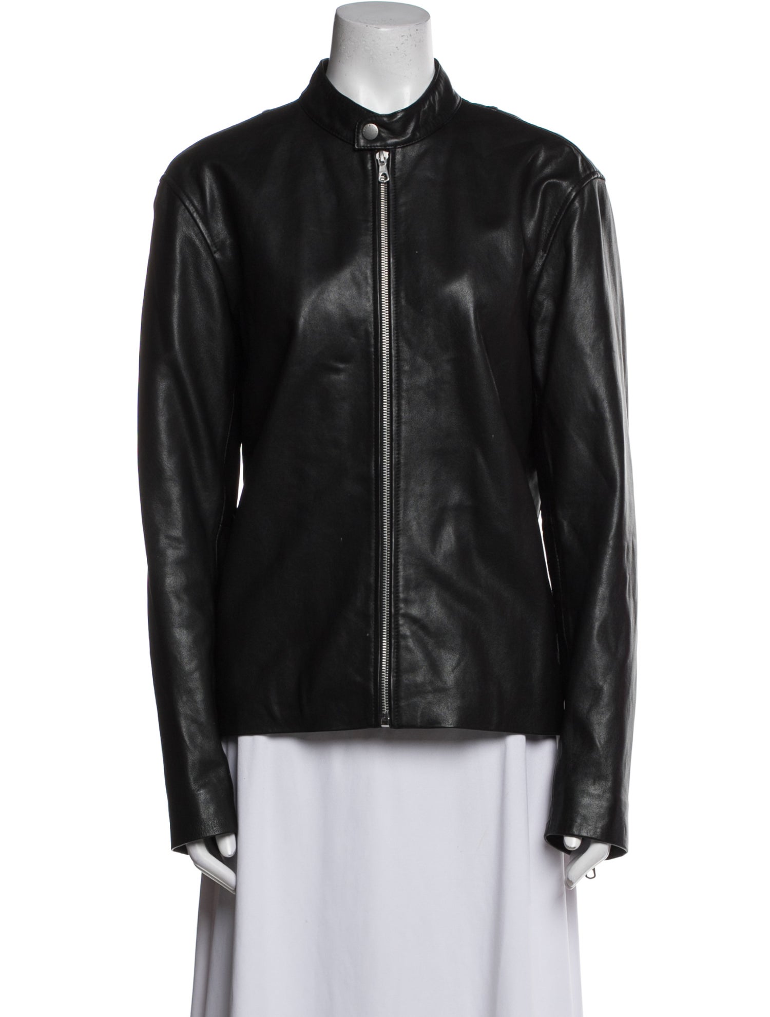 Rag & Bone Lamb Leather Biker Jacket