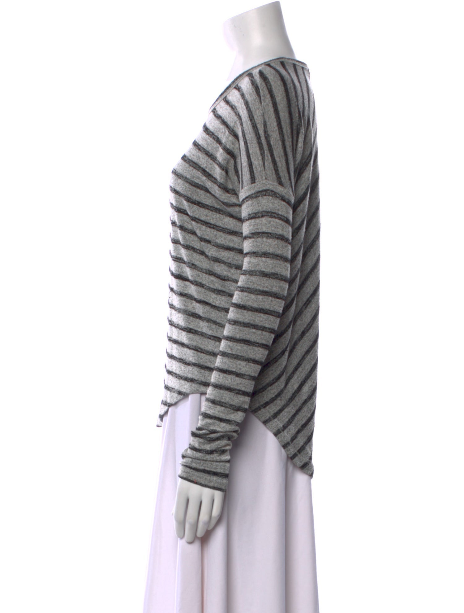 Rag & Bone Striped Scoop Neck Sweater