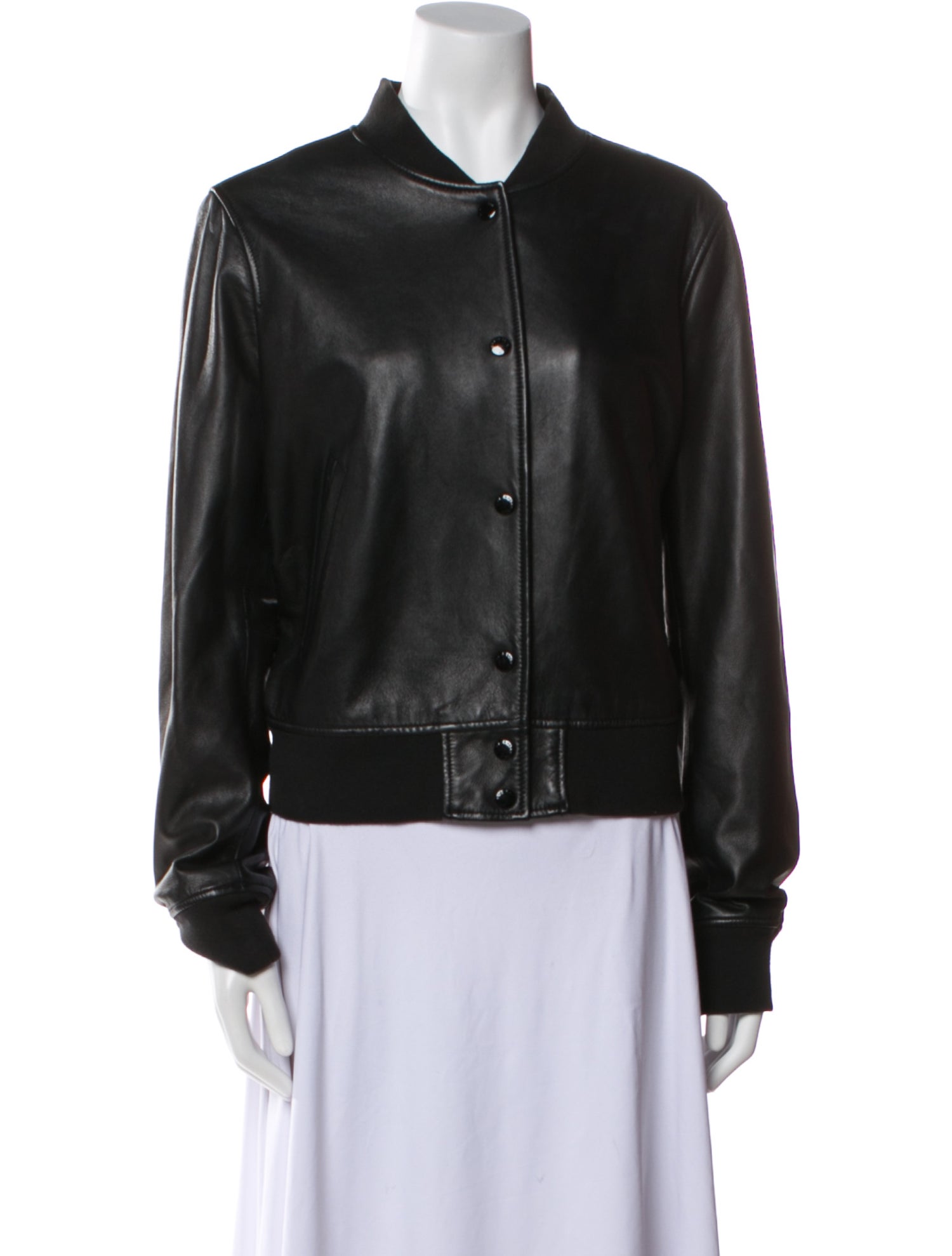 Rag & Bone Leather Bomber Jacket