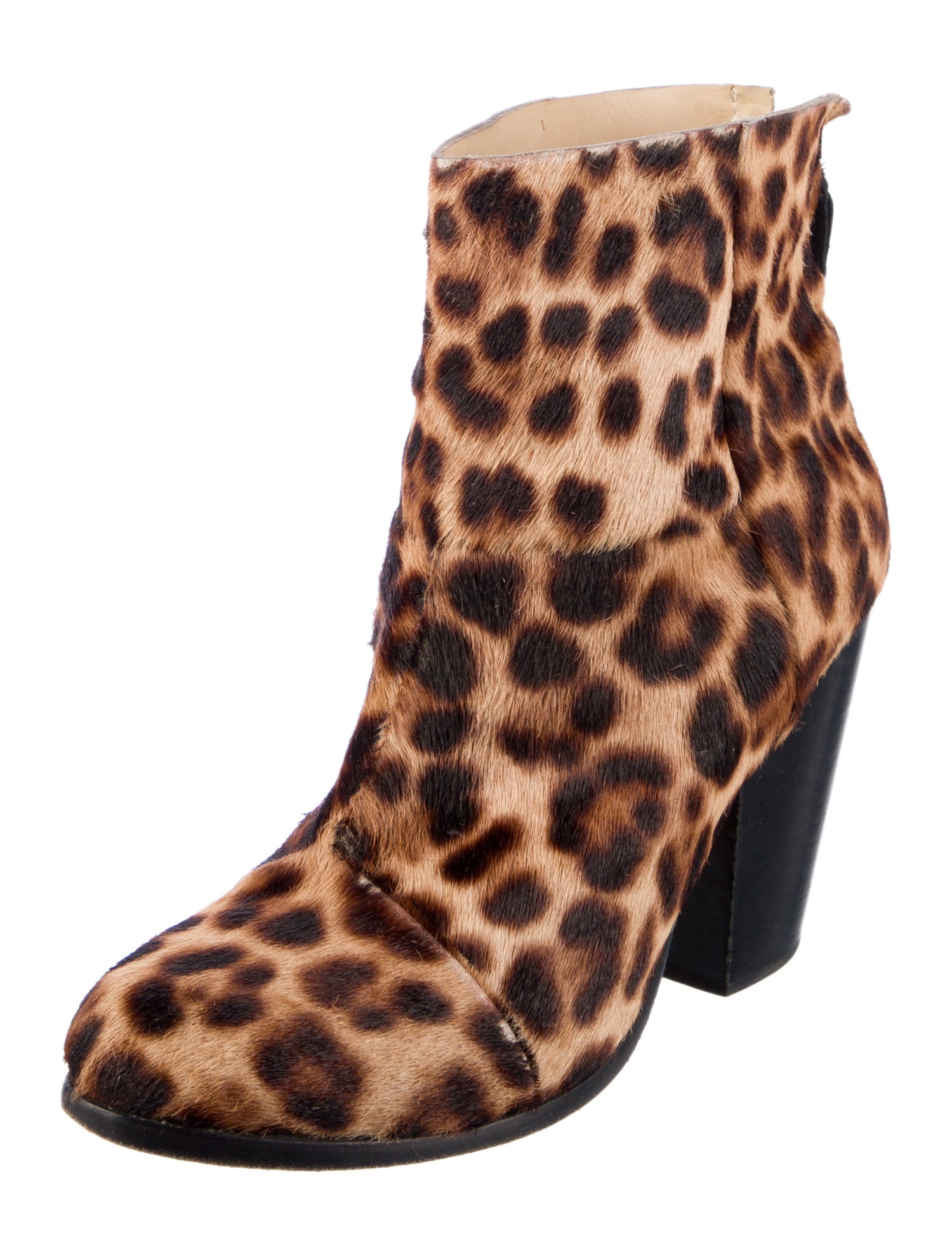 Rag & Bone Ponyhair Animal Print Boots