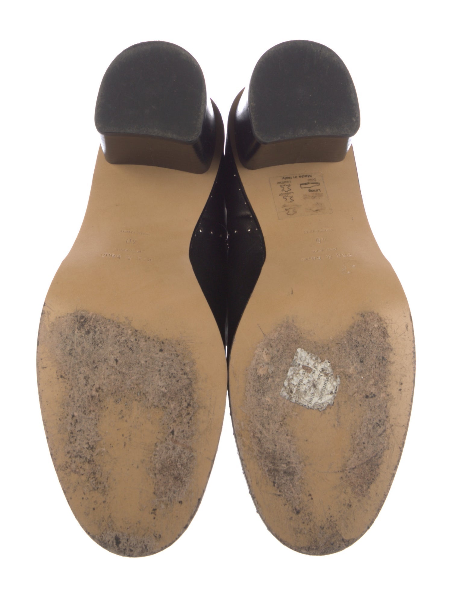 Rag & Bone Leather Studded Accents Boots