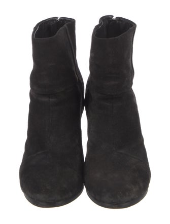 Rag & Bone Suede Leather Trim Embellishment Boots