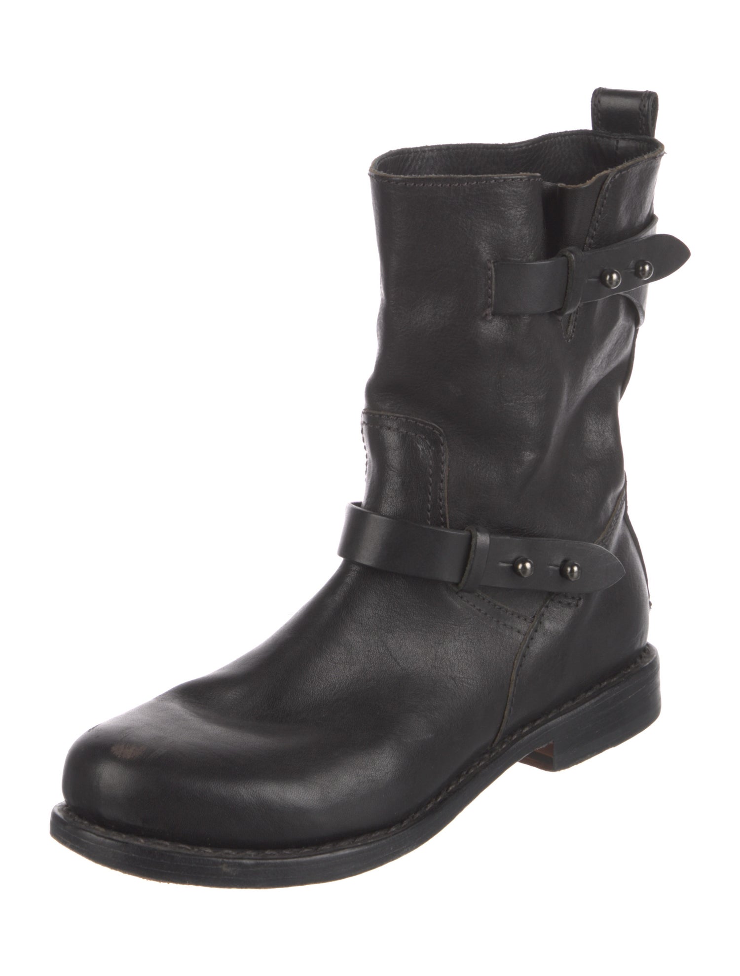 Rag & Bone Leather Moto Boots