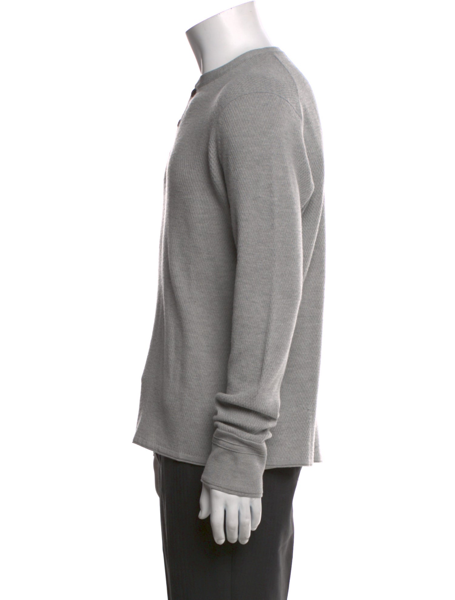 Rag & Bone Crew Neck Long Sleeve Polo Sweater