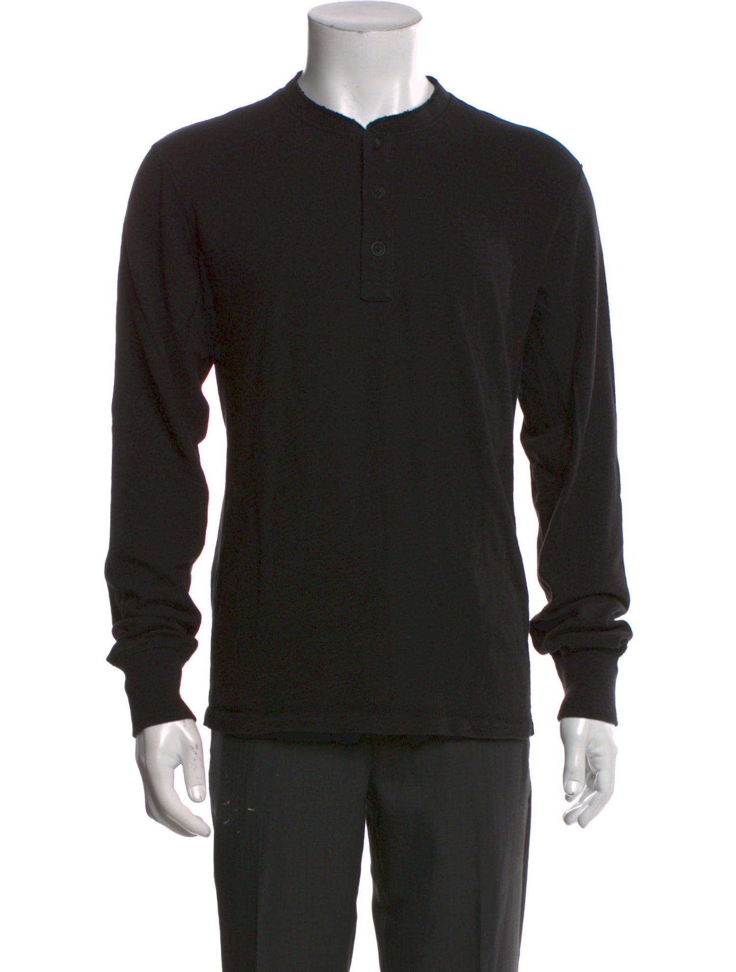 Rag & Bone Crew Neck Long Sleeve Polo Sweater