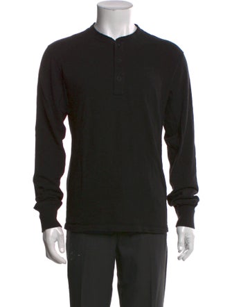 Rag & Bone Crew Neck Long Sleeve Polo Sweater