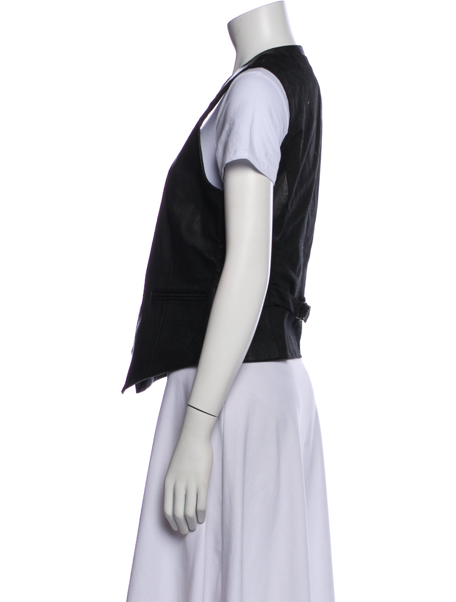 Rag & Bone Lamb Leather Vest