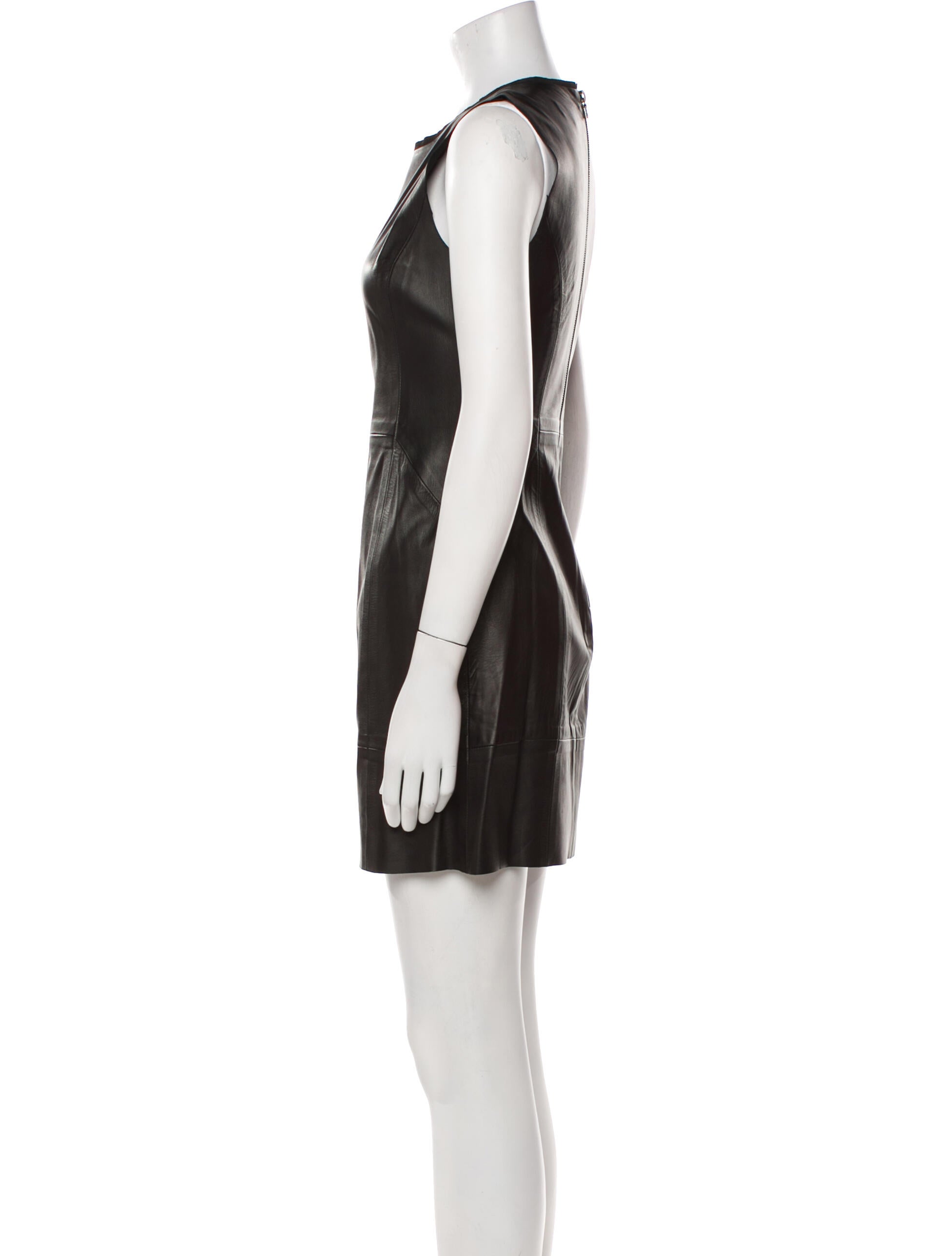 Rag & Bone Leather Mini Dress