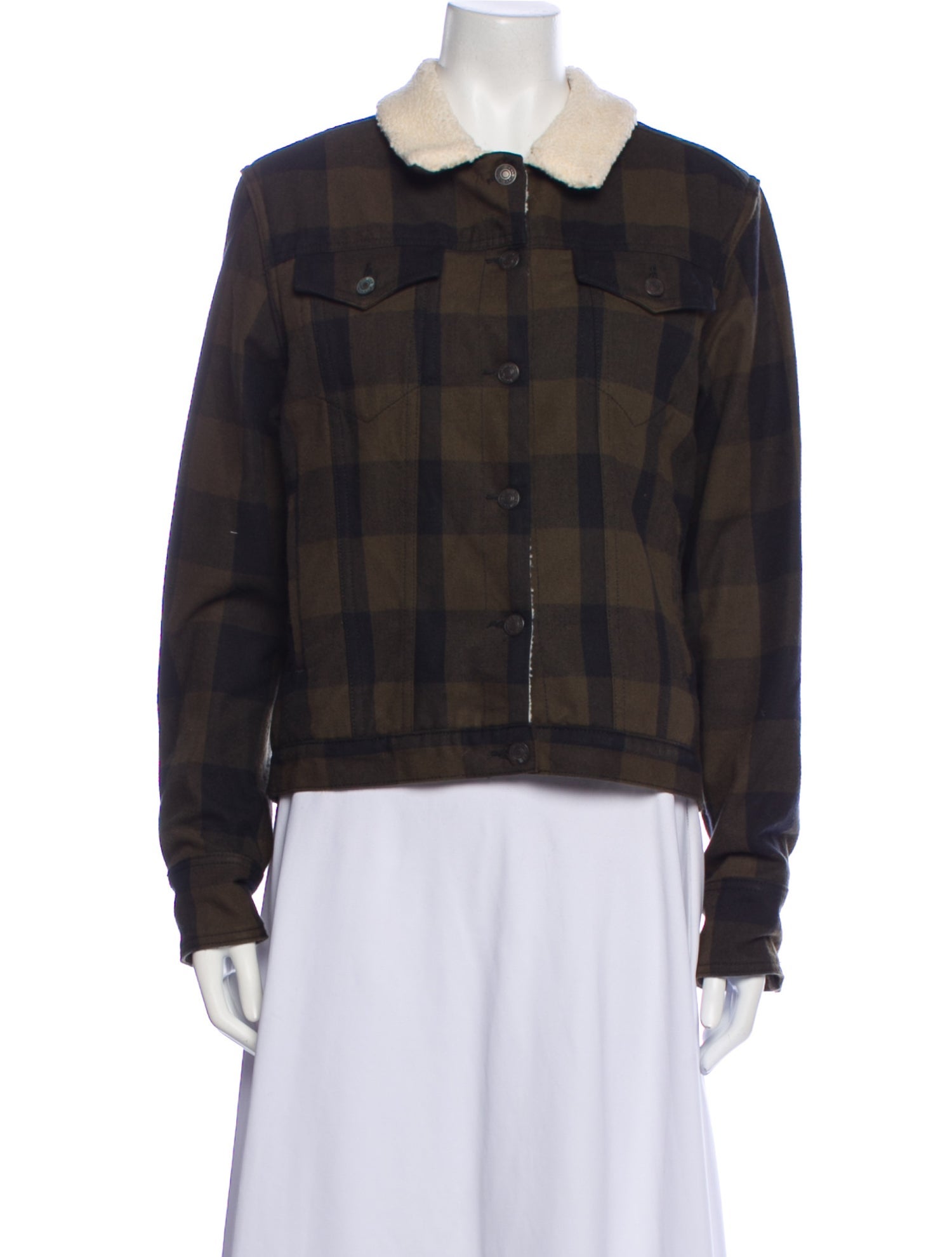 Rag & Bone Plaid Print Jacket
