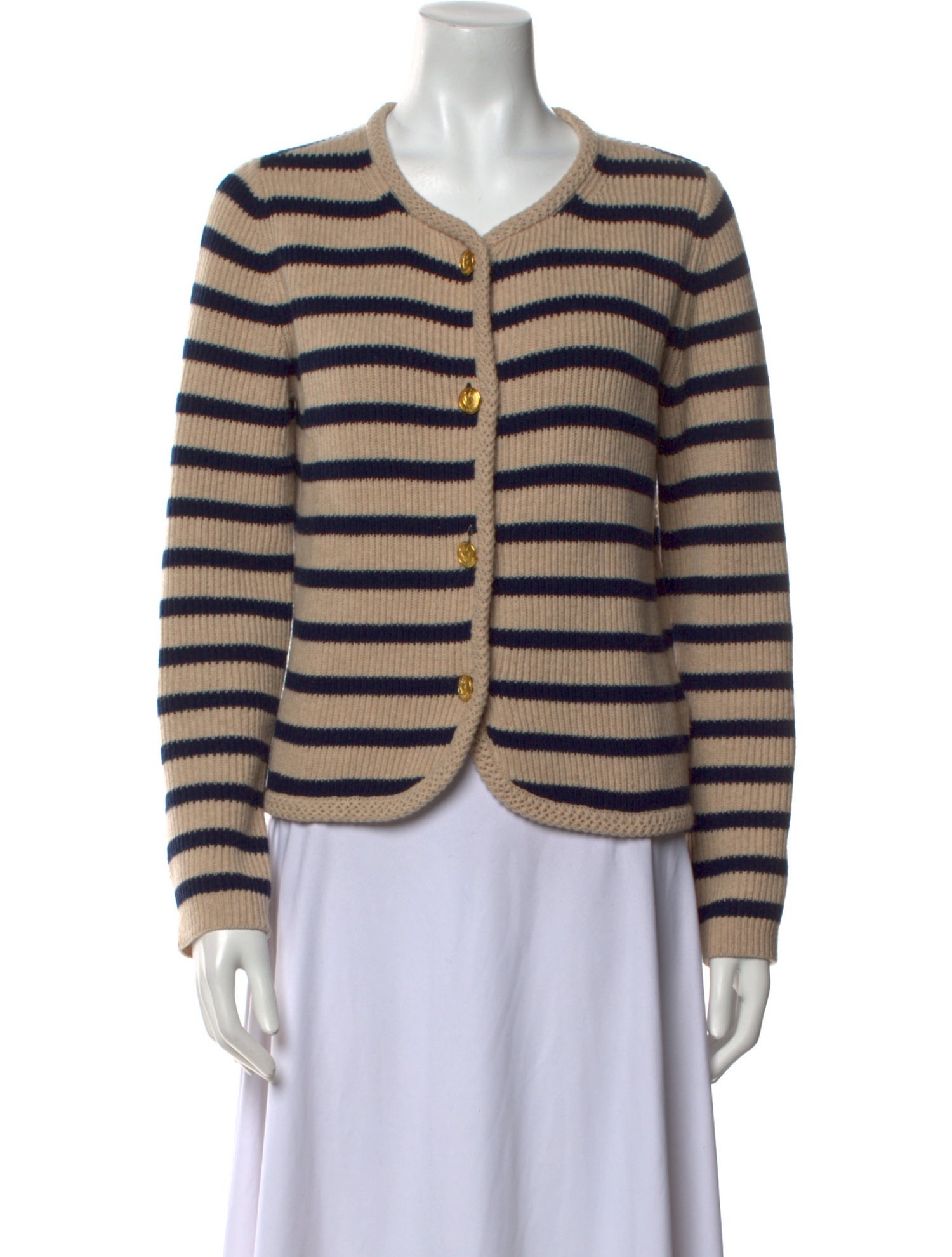 Rag & Bone Striped Scoop Neck Sweater