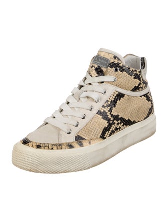 Rag & Bone Snakeskin Animal Print Sneakers