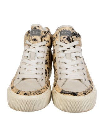 Rag & Bone Snakeskin Animal Print Sneakers