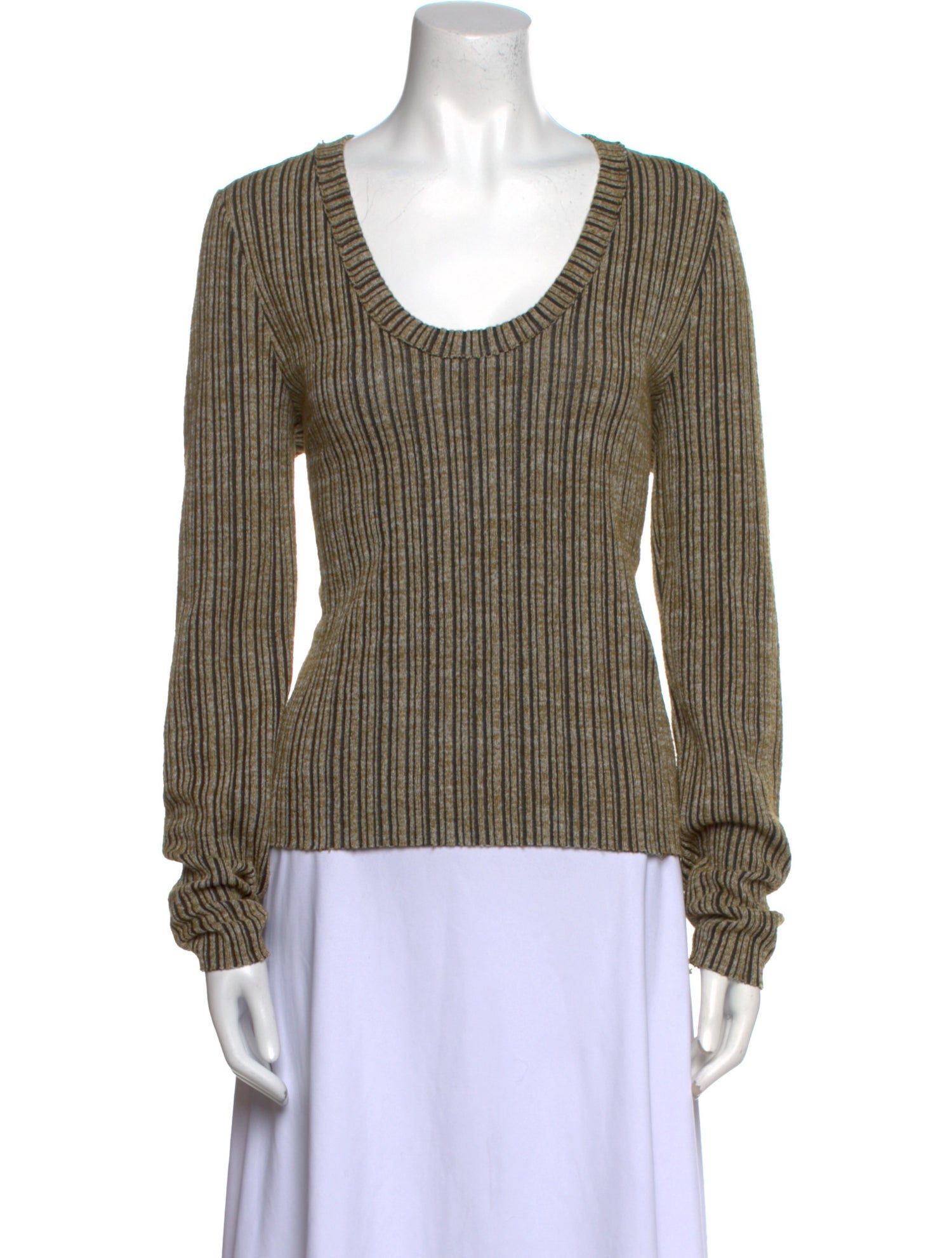 Rag & Bone Striped Scoop Neck Sweater